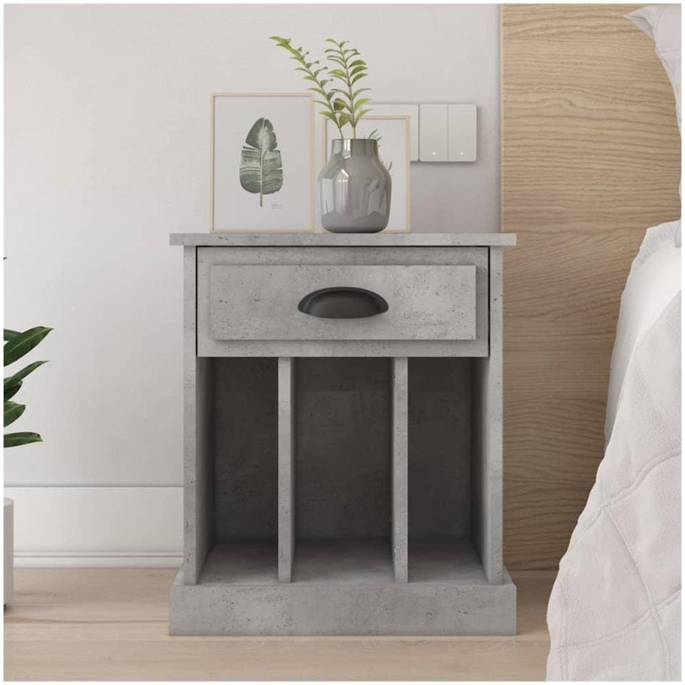 Comodino Grigio Cemento 43x36x50 Cm - Foto 1