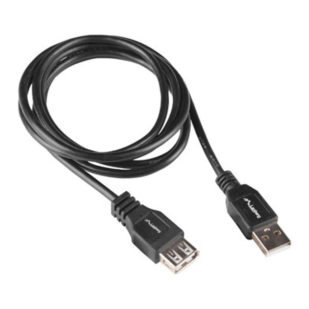 Usb A Maschio A Usb A Femmina 2.0 Cavo Nero 1.8 M Scatola Nera Qc 3.0 Ca-usbe-15cu-0018-bk - Foto 4