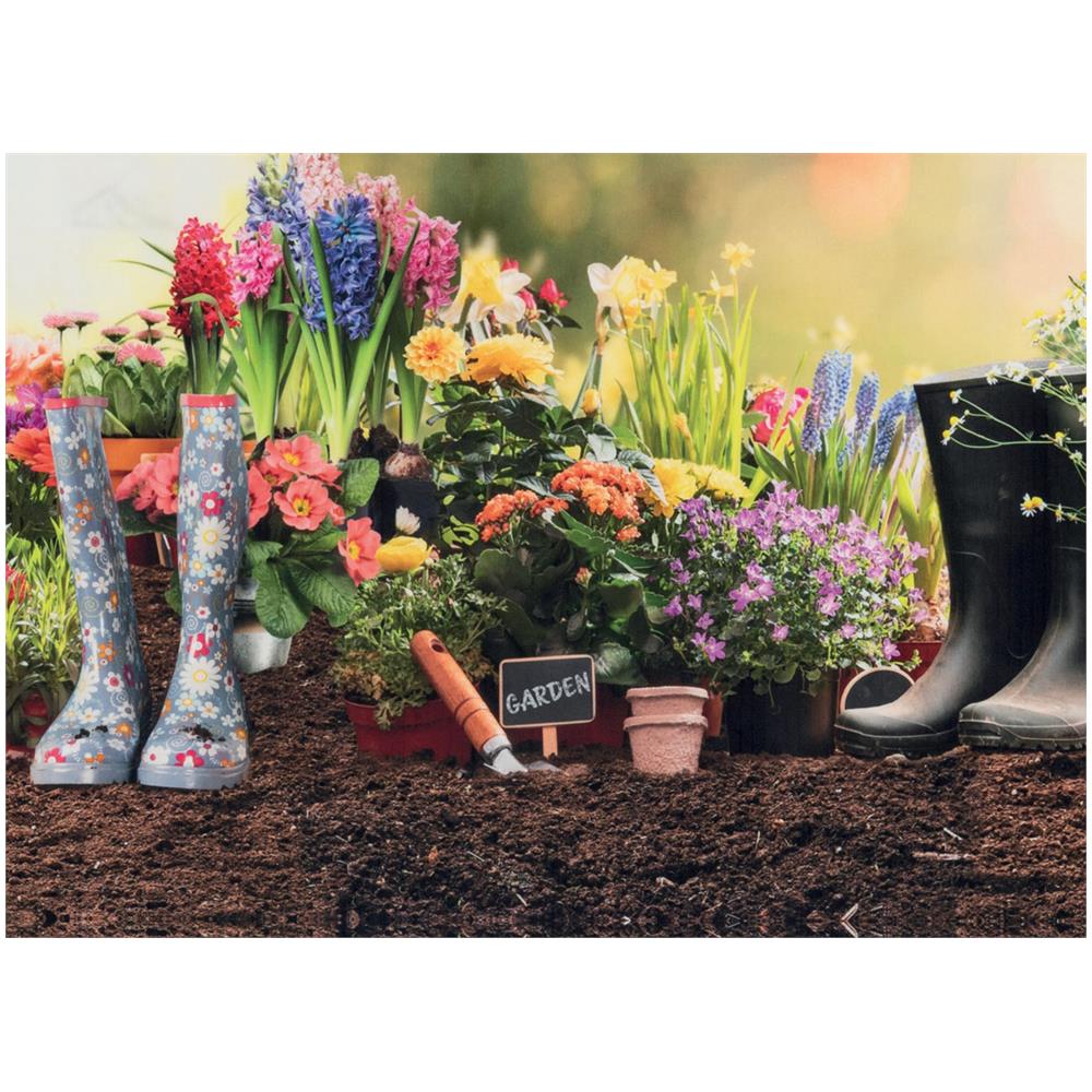 Tappeto Passatoia Cucina Antiscivolo Stampa Digitale Sprinty Varie Fantasie 52x400 Botanic - Foto 2