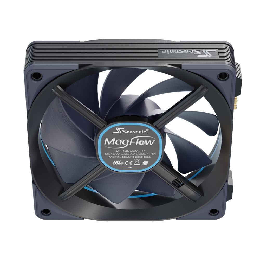 MagFlow 1-Fan Kit Case per computer Ventilatore 12 cm Nero 1 pz - Foto 2