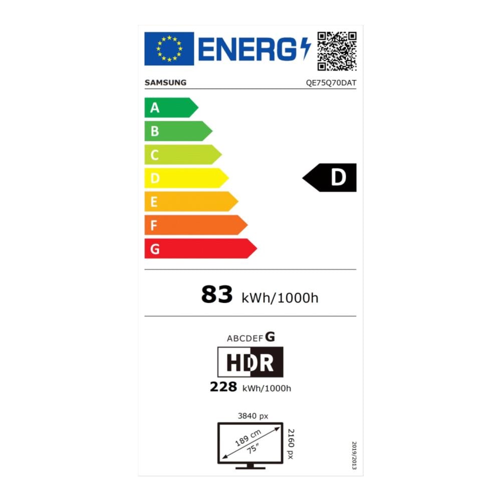 TV LED 4K Ultra HD 75" QE75Q70DATXZT Smart TV Tizen AirSlim - Foto 2