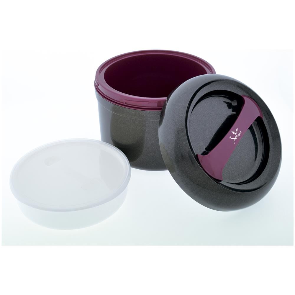 943 contenitore portapranzo Contenitore per il pranzo 3 L Nero, Viola 1 pz - Foto 1