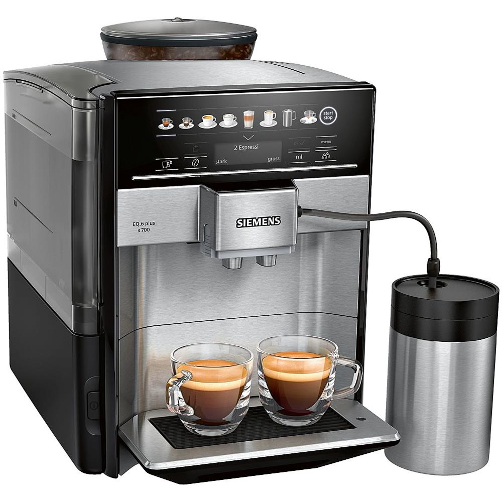 Macchina da Caffè Espresso Automatica EQ. 6 Plus S700 Serbatoio 1.7 Lt. Potenza 1500 Watt Colore Acciaio Inox - Foto 2
