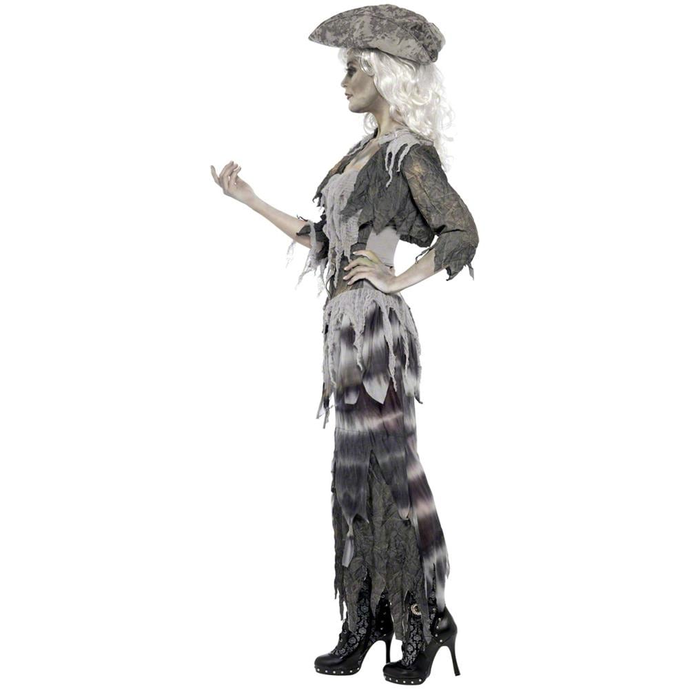 Costume Da Pirata Zombie Per Donna - Taglia: Xl - Foto 3