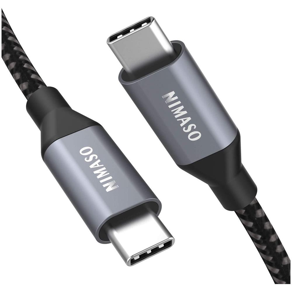 Usb A Usb C C Cavo 2m Usb Type C 100w 20v 5a Pd Di Ricarica Rapida Data Cable Con E-mark Chip Per Macbook Macbook Pro Ipad Pro 2018 Macbook Air Chromebook Pixel Galaxy S8 S8 - Foto 1