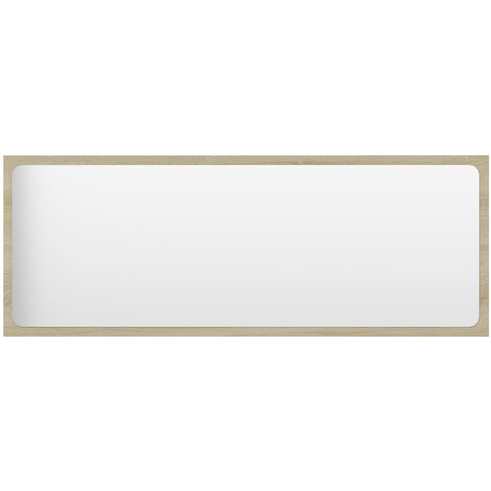 Specchio da Bagno Rovere Sonoma 100x1,5x37 cm Legno Multistrato - Foto 2