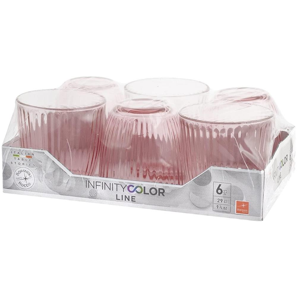 Line Bicchiere Acqua Lilac Rose 6pz - Foto 1