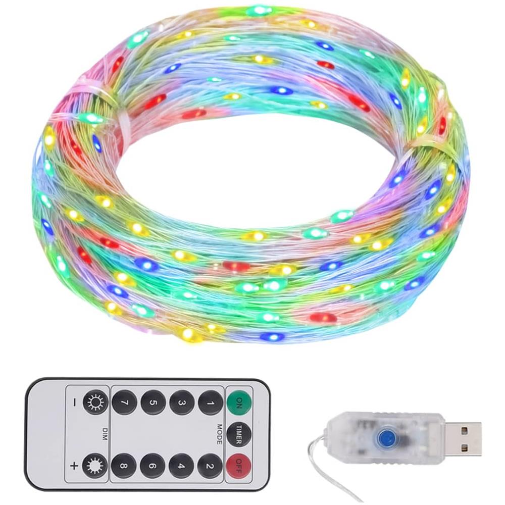 Stringa Di Luce Con 150 Led Multicolore 15 M - Foto 3