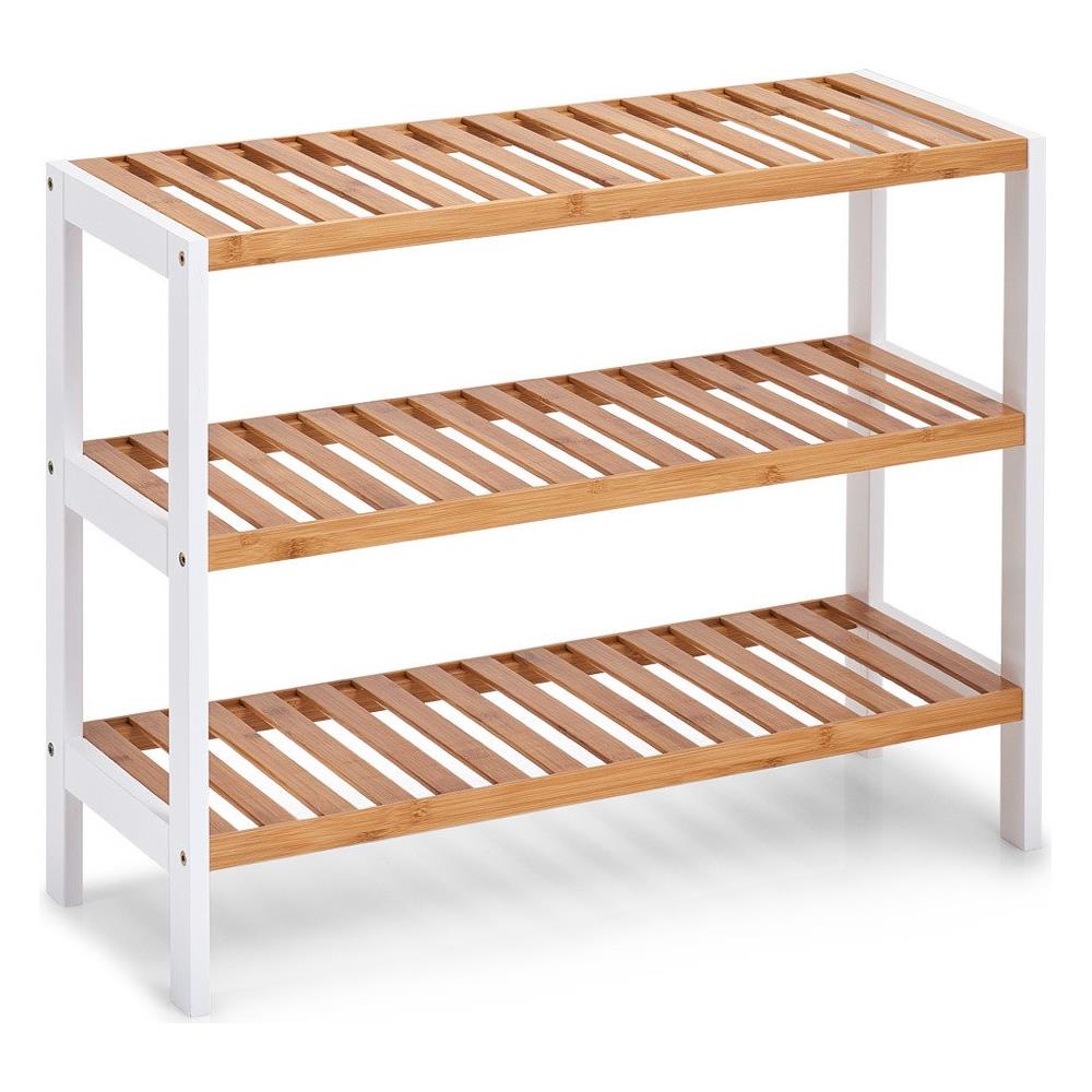 Scarpiera, Supporto Esterno In Fibra Di Bambù, Mobile Compatto Per Calzature. - Foto 1