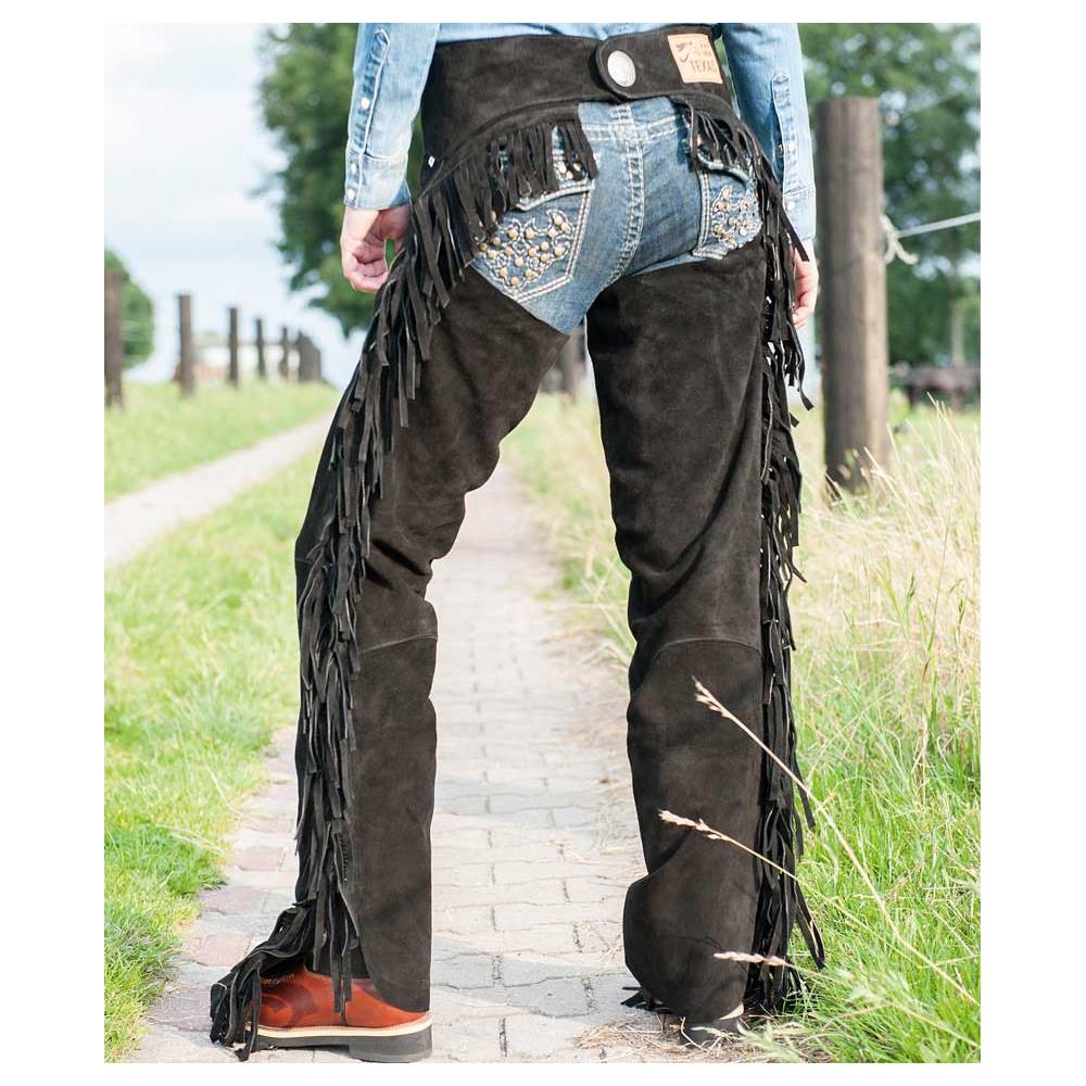 Showchaps In Cuoio Resistente Con Frange Xl - Foto 1