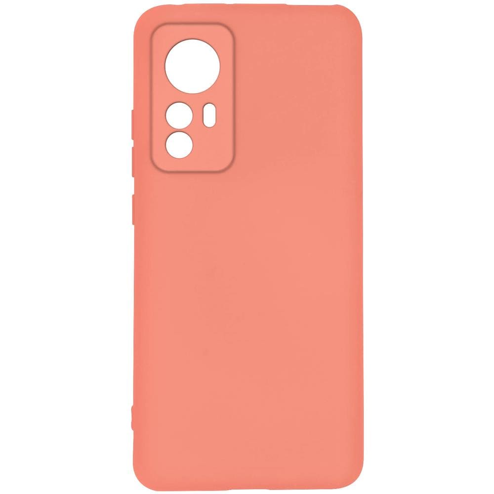 Cover Xiaomi 12 Pro Silicone Semi-rigido Soft-touch Rosa Pesca - Foto 1