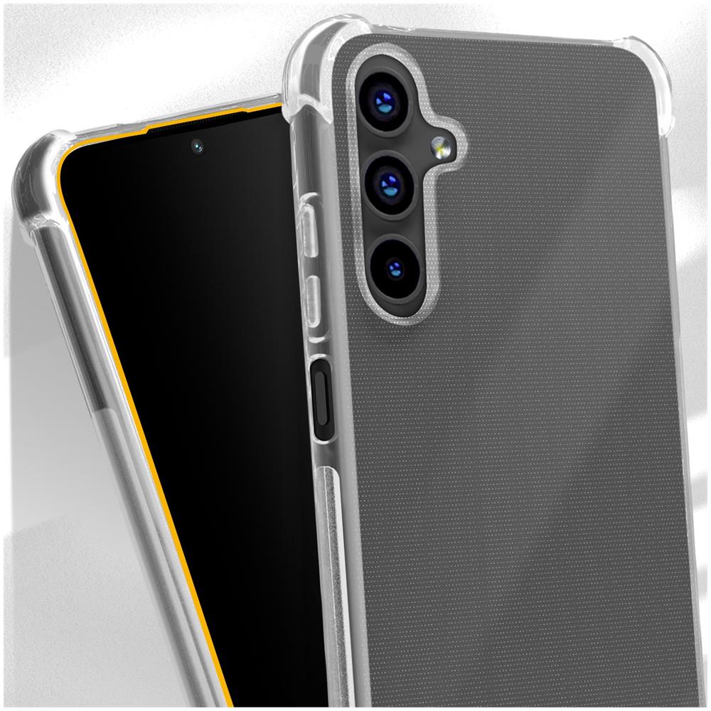 Cover Per Samsung A14 5g E 4g Gel Di Silicone Angoli Rinforzati Trasparente - Foto 2