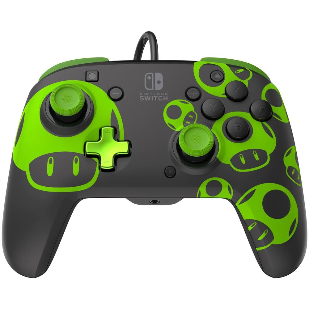 Gamepad 500 134 Gid Switch 1-up Glow In The Dark Rematch Wired Bla - Foto 2