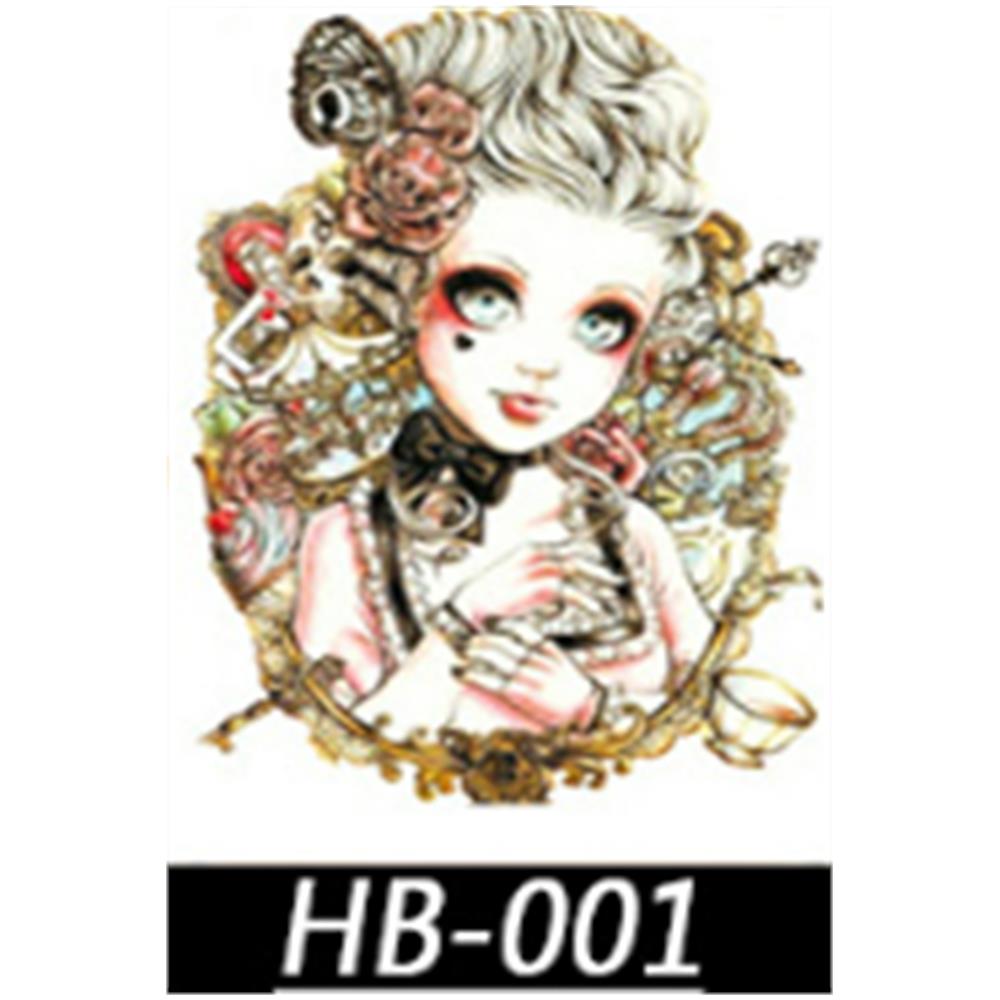 14 Fogli Di Adesivi Per Tatuaggi In Vari Stili Multicolor M - Foto 2