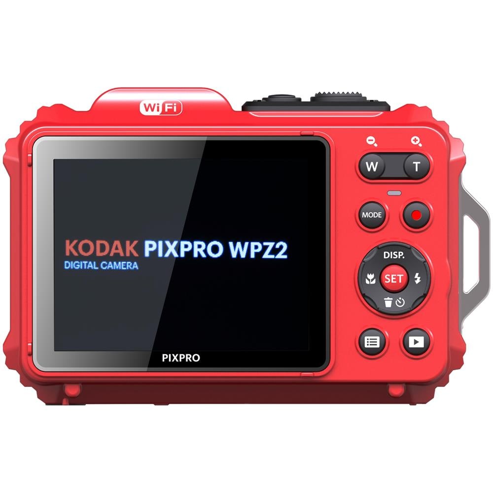 Pixpro Wpz2 Fotocamera digitale resistente e impermeabile 16MP Zoom ottico 4X Video LCD Full HD da 2,7" Rosso - Foto 2