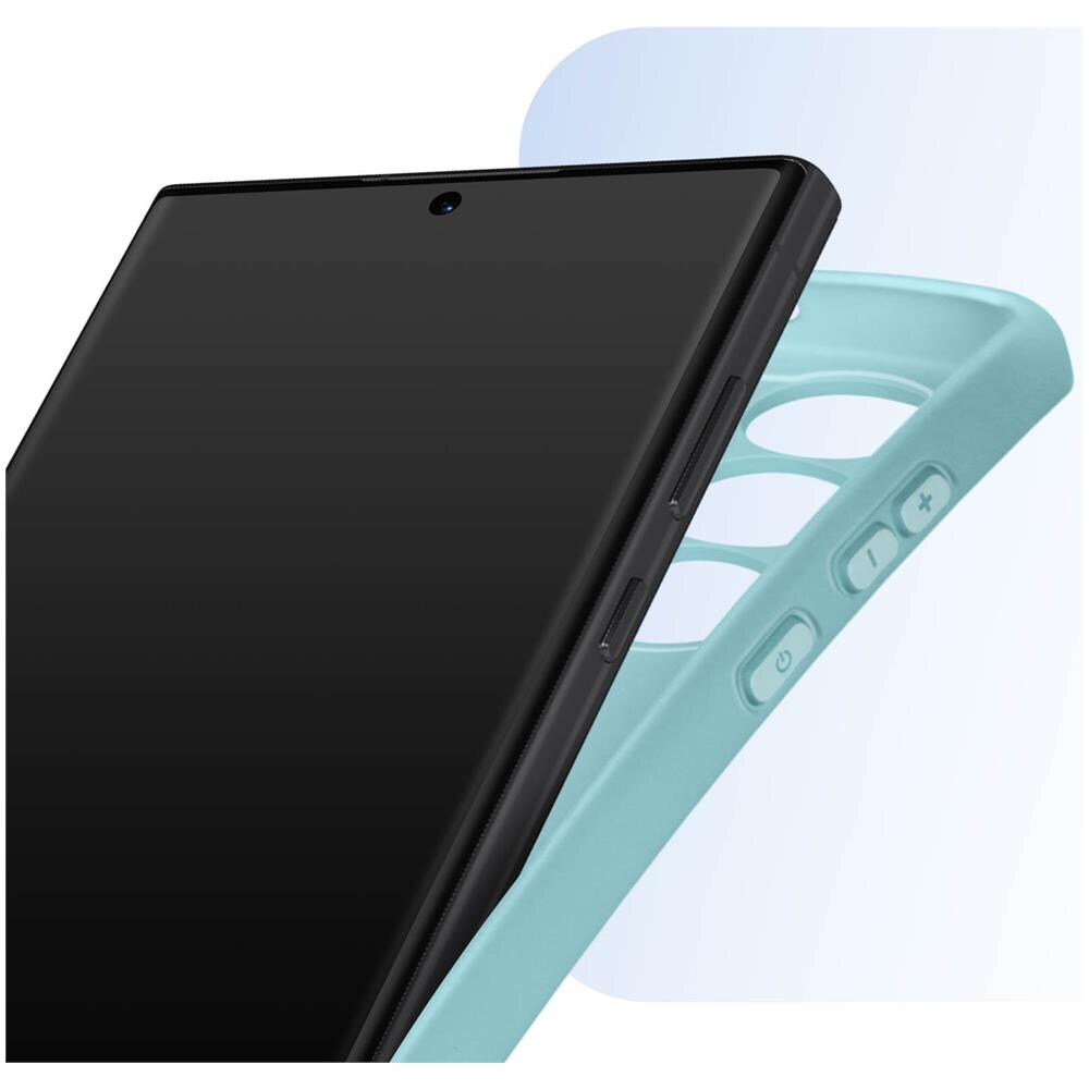 Cover Per Samsung S23 Ultra Silicone Opaco Soft-touch Space Celeste - Foto 2