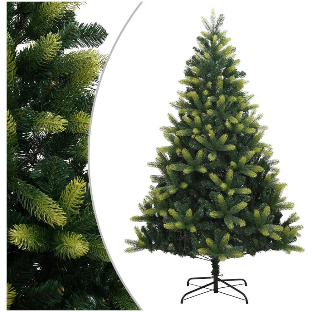Albero Di Natale Artificiale Incernierato Con Base 120 Cm - Foto 1