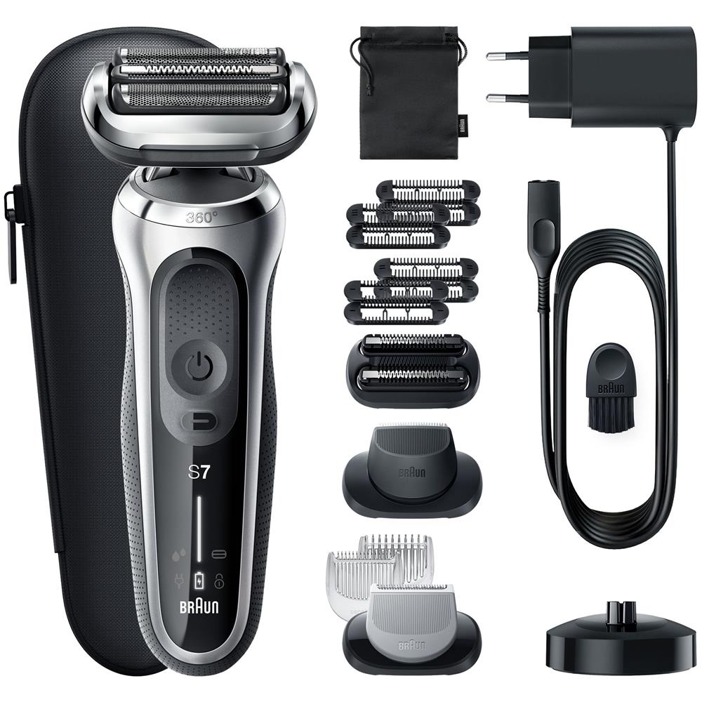 Rasoio Elettrico Serie 7 71-S4862CS Wet & Dry con Rifinitore Di Precisione e Accessori Colore Argento - Foto 2