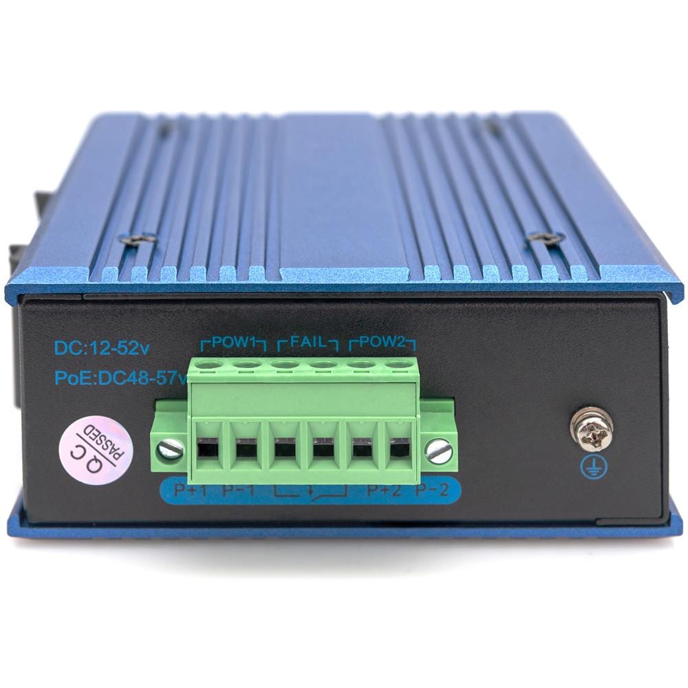 Switch PoE di rete Gigabit Ethernet a 4 porte, industriale, non gestito, 1 collegamento SFP - Foto 2