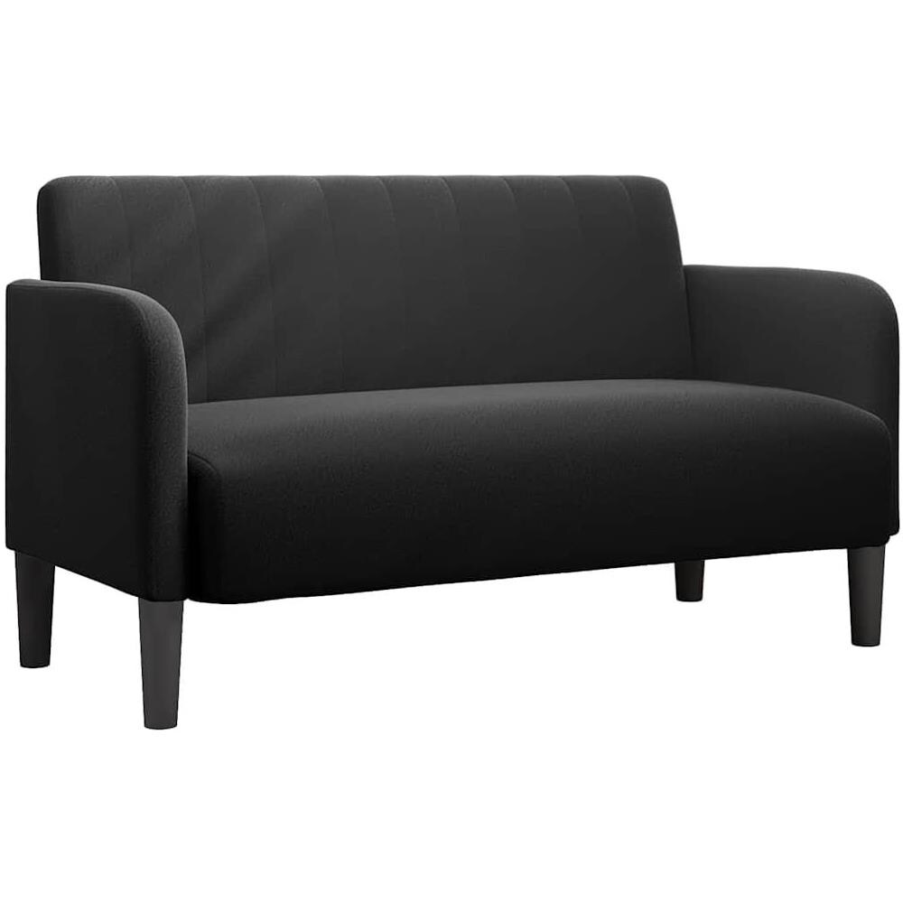 Divano Divanetto Nero 109 cm in Velluto - Foto 1
