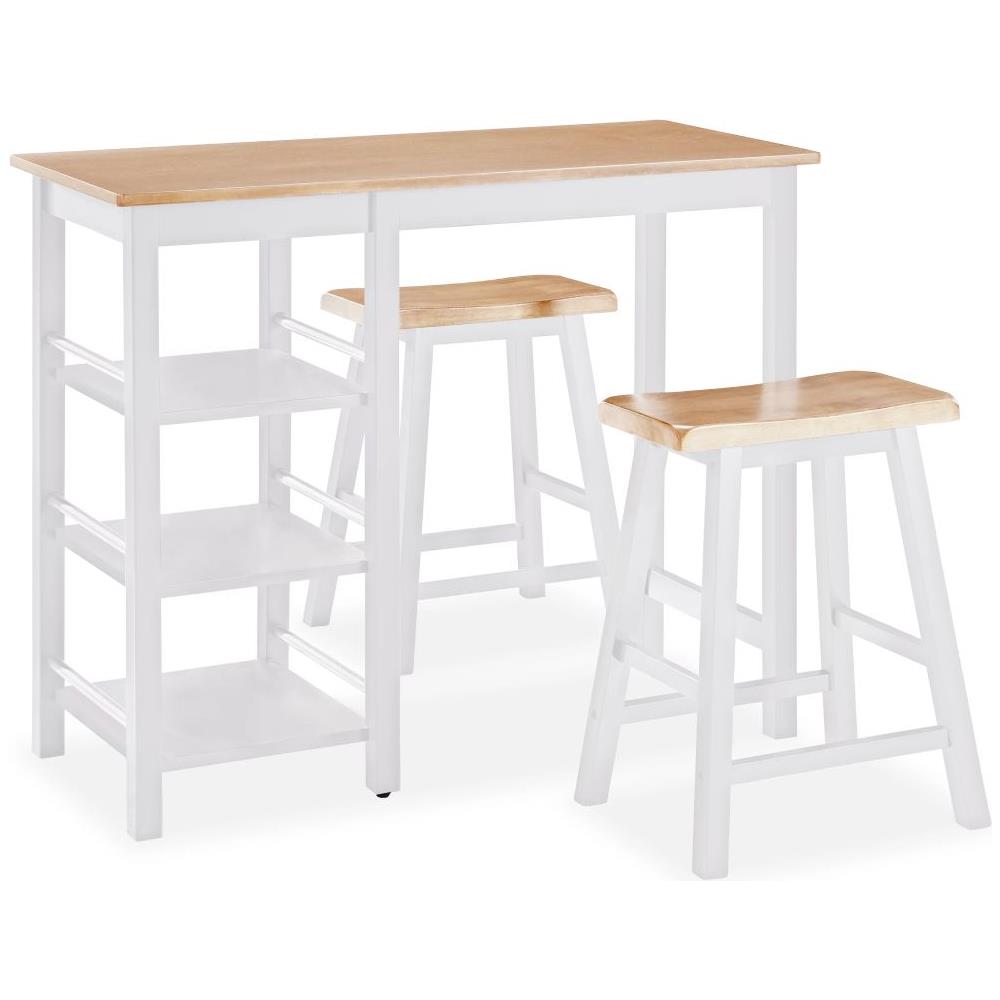 Set Da Bar 3 Pz In Mdf Bianco - Foto 2