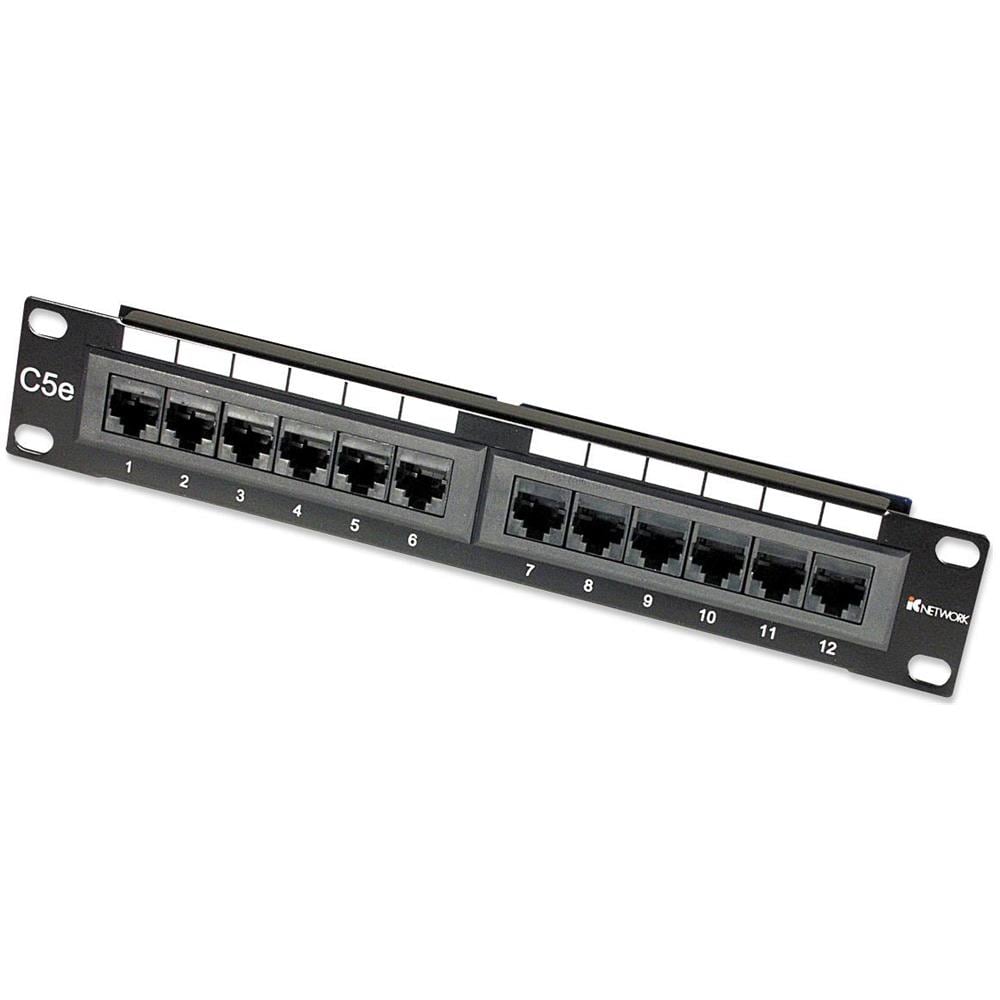 ver Pannello Patch 12 Porte, 10'', 1u, Cat5e Utp Nero - Foto 1