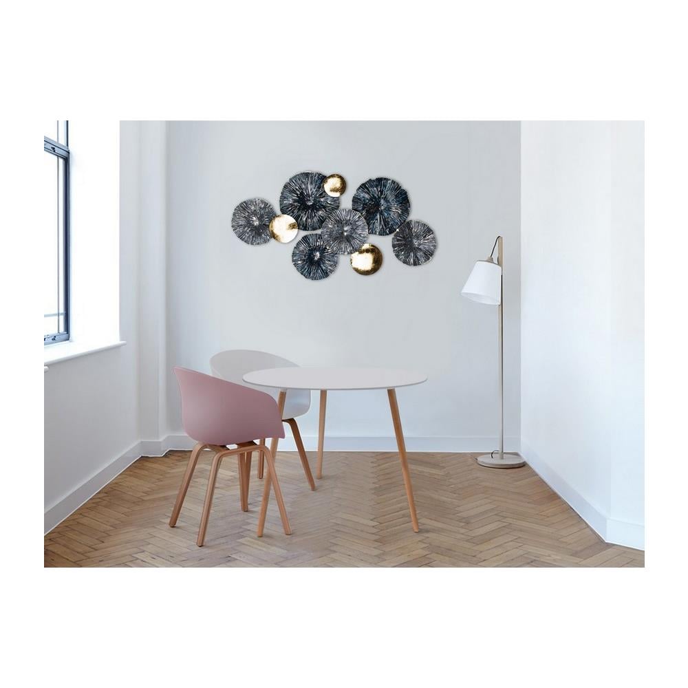 Decorazione In Metallo 3d Natura - Wall Art Muro - Effetto 3d - Multicolore In Metallo, 90 X 50 Cm - Foto 3