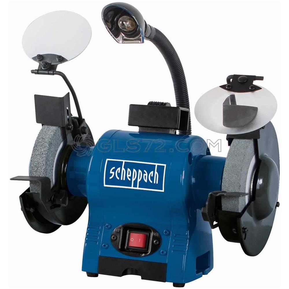 Smerigliatrice Mola Da Banco Da 6'' 150 Mm 370w Doppio Disco Bg150 - Foto 2