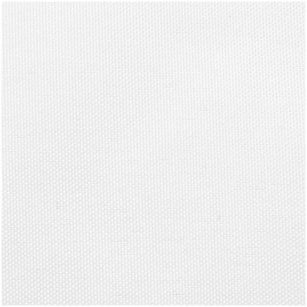 Parasole a Vela in Tessuto Oxford Rettangolare 2x3 m Bianco - Foto 2