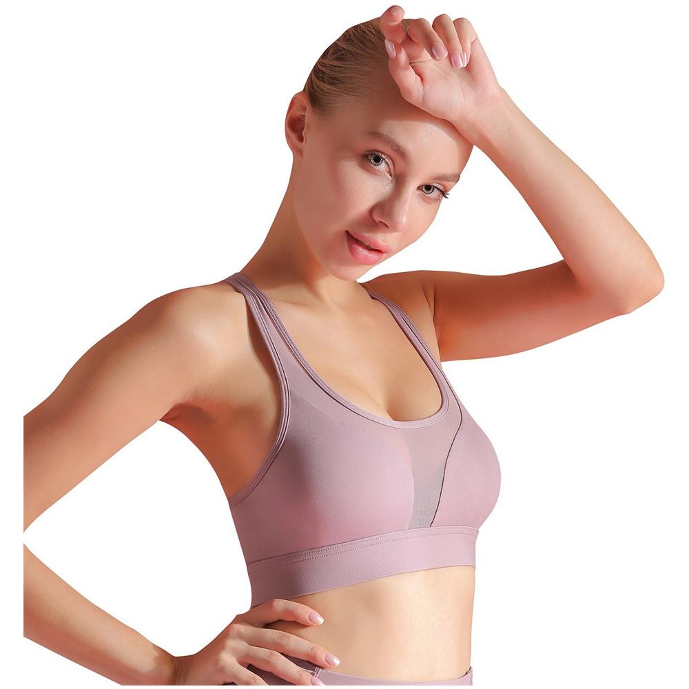 VOSERY Reggiseni sportivi da donna, ad alto sostegno, con cuore Capybara, atletico, per allenamento, canotta da donna, nero, L