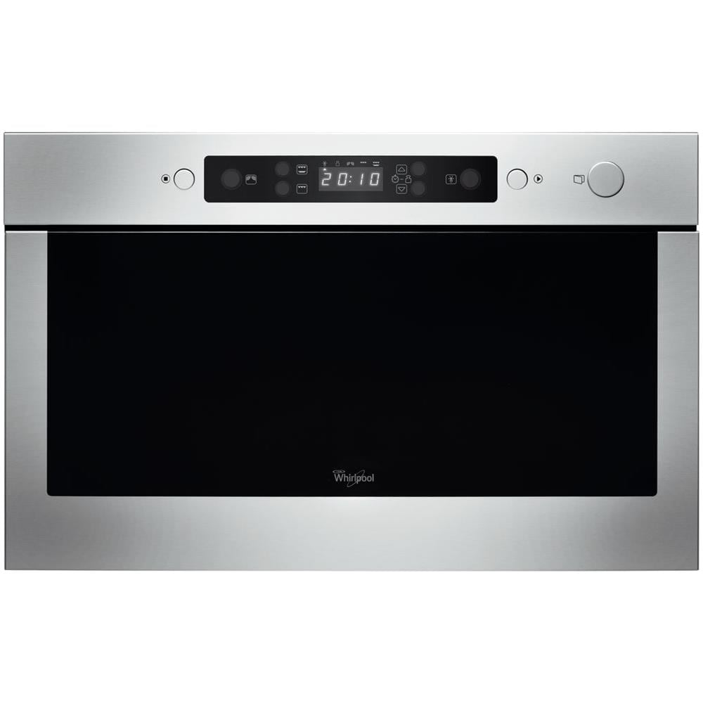 AMW439IX forno a microonde Da incasso Microonde con grill 22 L 750 W Nero, Acciaio inossidabile - Foto 1