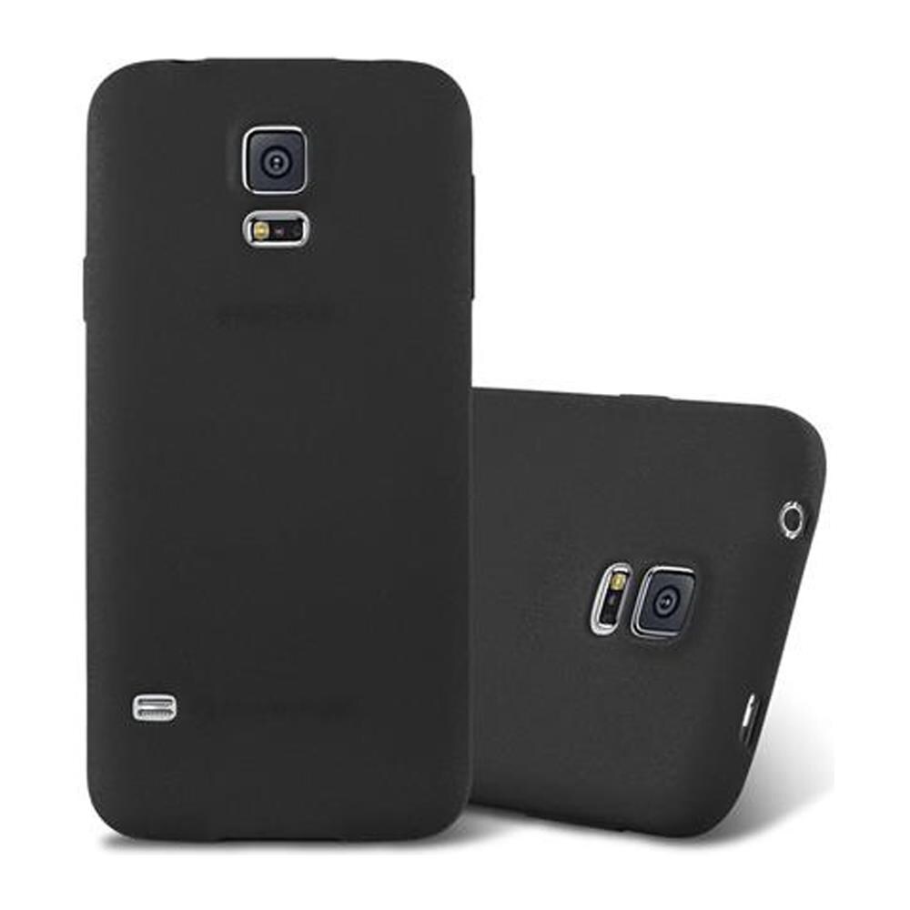 Custodia Compatibile Con Samsung Galaxy S5 / S5 Neo In Frost Nero - Coperchio Protettivo In Silicone Tpu Flessibile - Foto 1