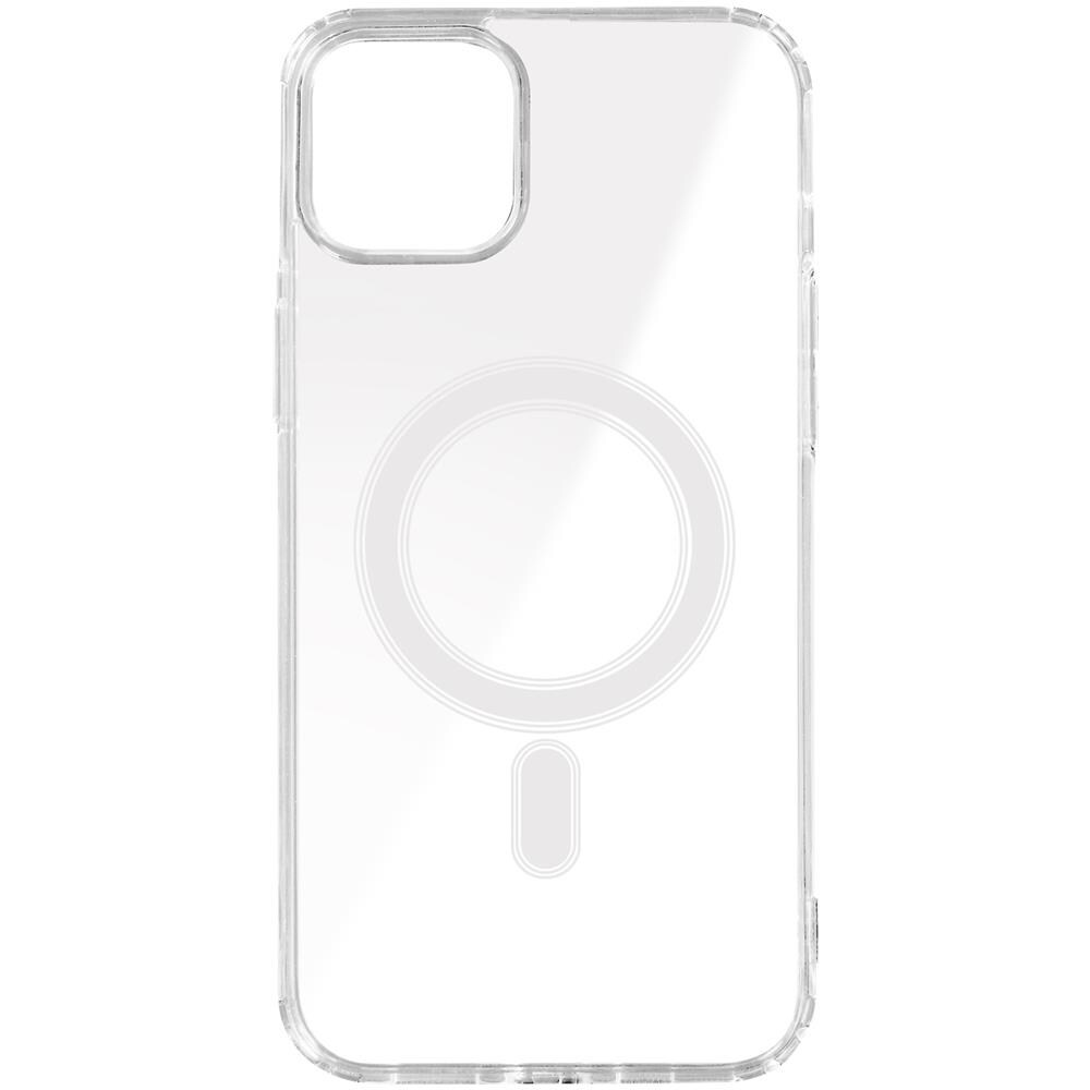 Cover Magsafe Iphone 12 Mini Bi-materiale Angoli Rinforzati Swissten Trasparente - Foto 1