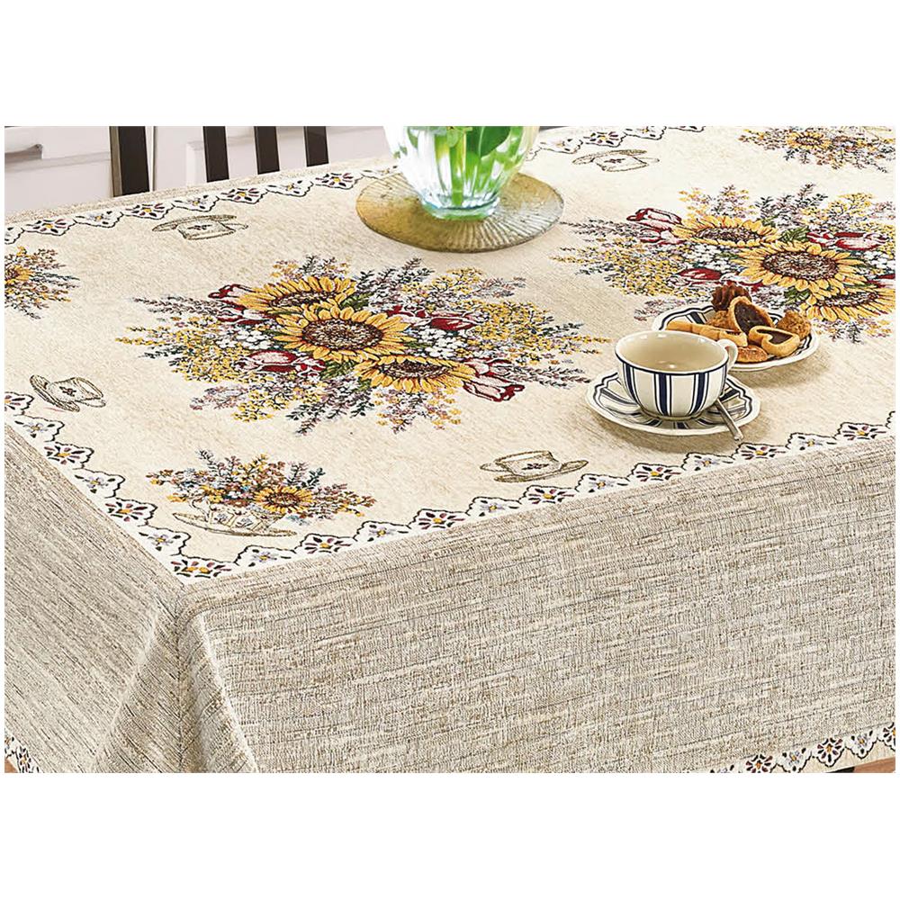 Tovaglia Copritavolo Centrino Runner Tavola Fantasia Floreale Sunlight Girasoli 140x240 Sunlight - Foto 4