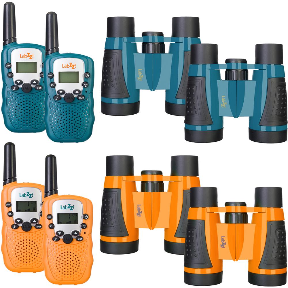 Set Con Walkie Talkie E Binocoli Levenhuk Labzz Wtt10 - Foto 3