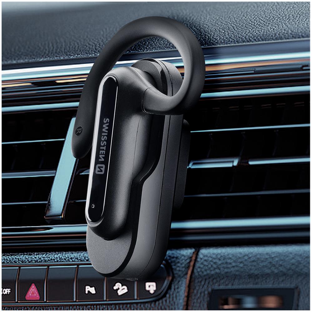 Mono-auricolare Bluetooth Swissten Dock Earpiece Base Ricarica Magnetica Inclusa - Foto 5