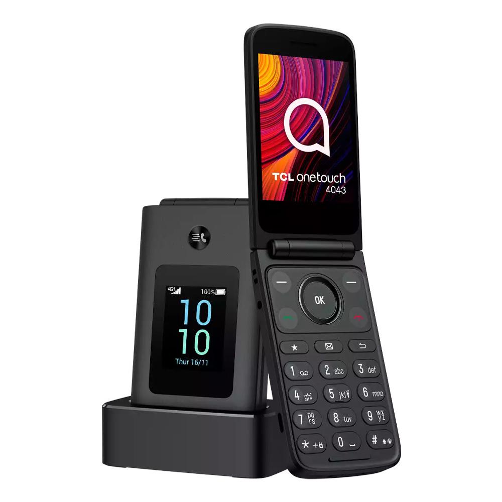 Telefono Cellulare per Anziani Onetouch 4043 4G Dual Sim Colore Grigio Scuro - Foto 1