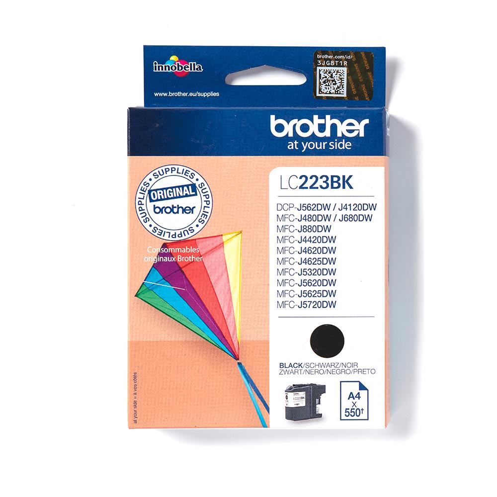 Cartuccia di Inchiostro Brother ad Alta Capacità Nero LC-223BK K~ 550 Pagine - Foto 1