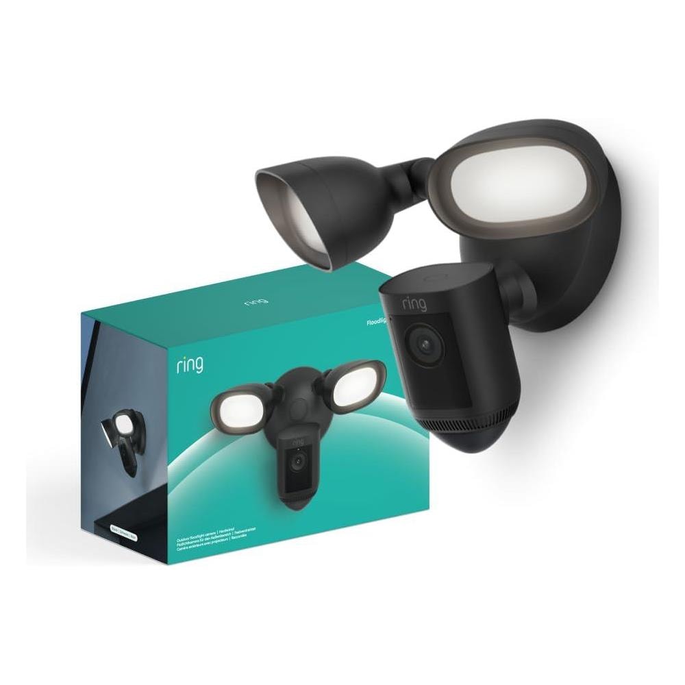 Telecamera Floodlight B0CG6T4QNH WDR 110 dB 140° IP 8 MP Esterno Wi-Fi Nero - Foto 1