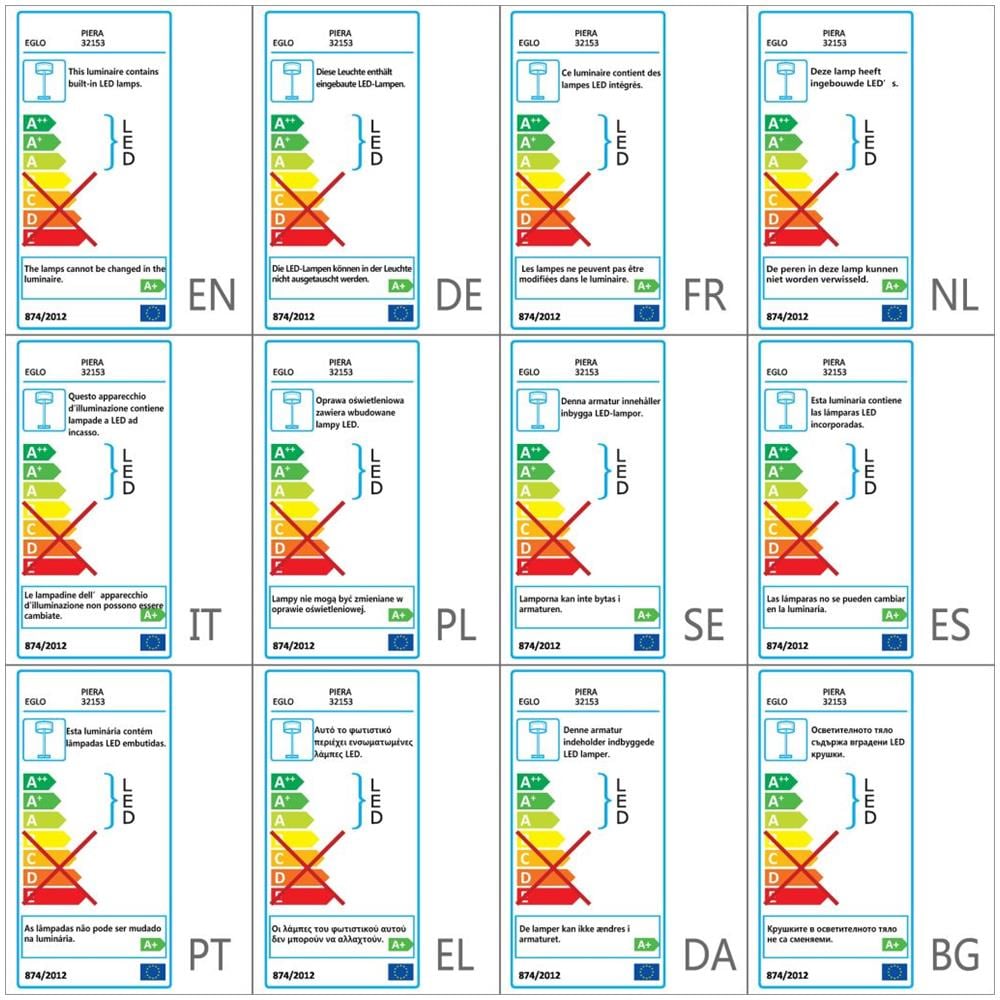 Faro Piera 6,5 W Alluminio Nero 32153 - Foto 2