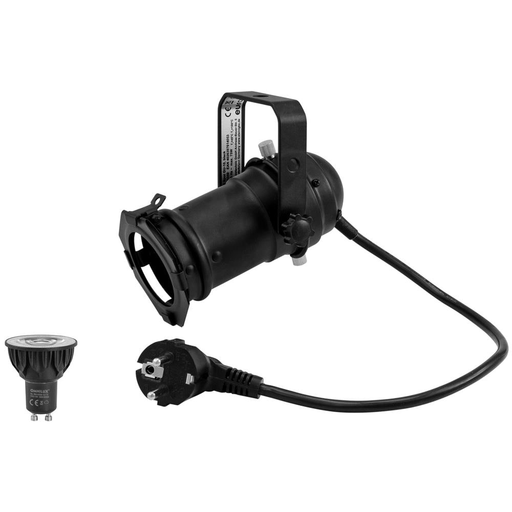 Set Par-16 Spot Bk + Gu-10 230v Cob 5w Led 1800-3000k Dim2warm - Foto 1