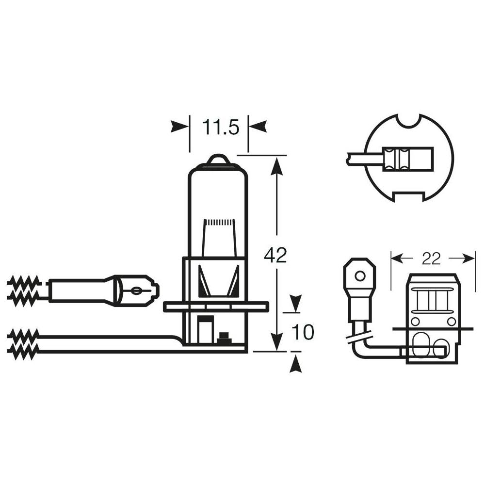 Rw1053 Lampadine Xenon Max H3 12v 55w - Foto 1