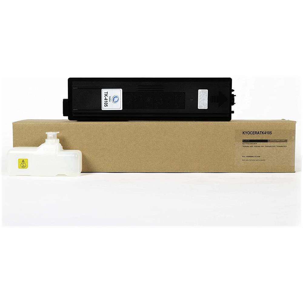 TONER COMPATIBILE - Kyocera Tk-4105 Nero 1t02ng0nl0 Per Taskalfa 1800, Taskalfa 1801, Taskalfa 2200, Taskalfa 2201 Fornito Di Intelligent Chip Capacità 15000 Copie Made In Italy - Foto 4