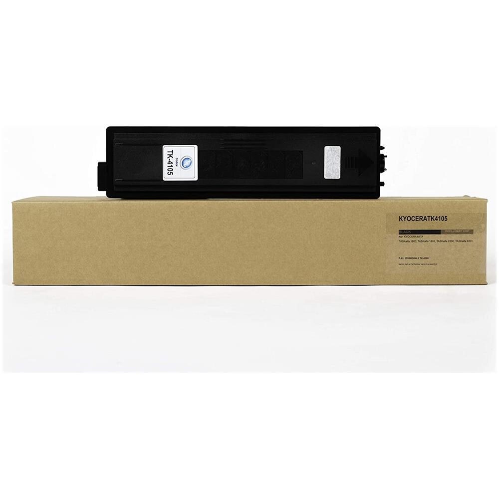 TONER COMPATIBILE - Kyocera Tk-4105 Nero 1t02ng0nl0 Per Taskalfa 1800, Taskalfa 1801, Taskalfa 2200, Taskalfa 2201 Fornito Di Intelligent Chip Capacità 15000 Copie Made In Italy - Foto 1