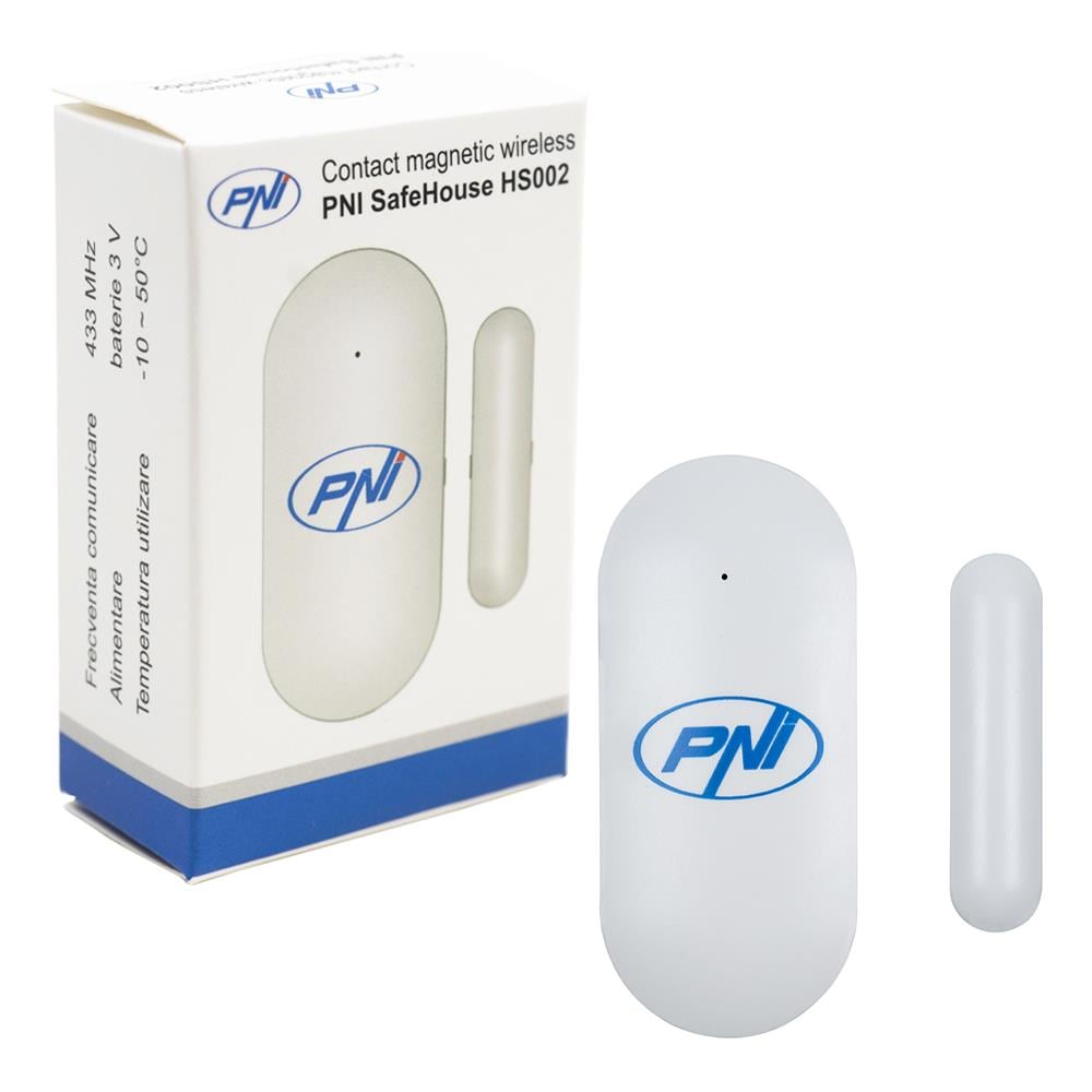 Contatto Magnetico Senza Fili Safehouse Hs002 Per Sistema Di Allarme - Foto 1