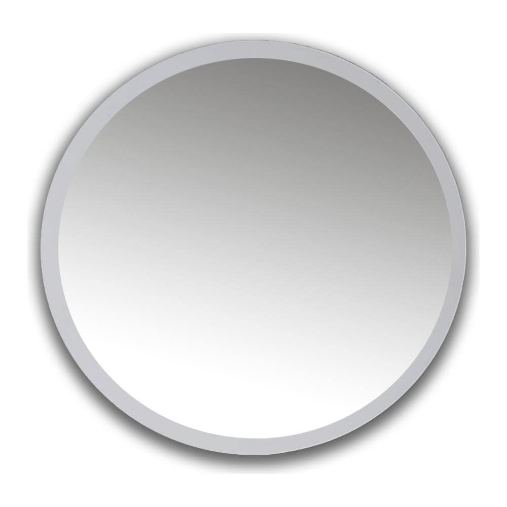 Specchio Da Bagno Con Bordo Alluminio E Lampada Led - Foto 1