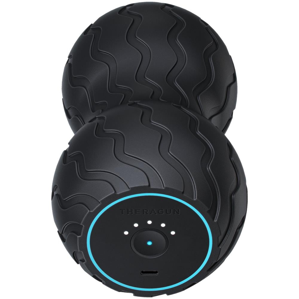 Rullo Vibrante Theragun Wave Duo Bluetooth 5 Frequenze di Vibrazione Autonomia 200 Minuti Nero - Foto 1
