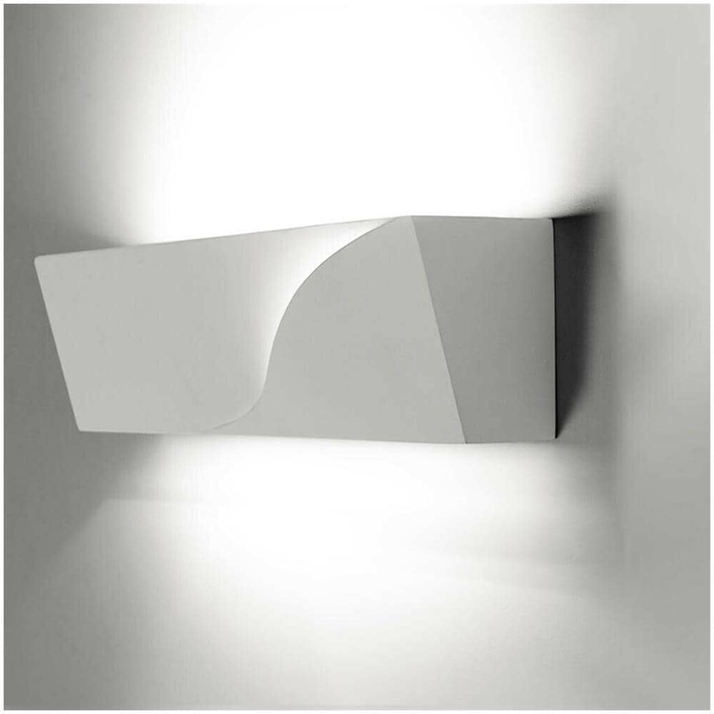 Applique In Gesso Lampada Da Parete Porta Lampadina G9 Verniciabile Gse78 - Foto 1
