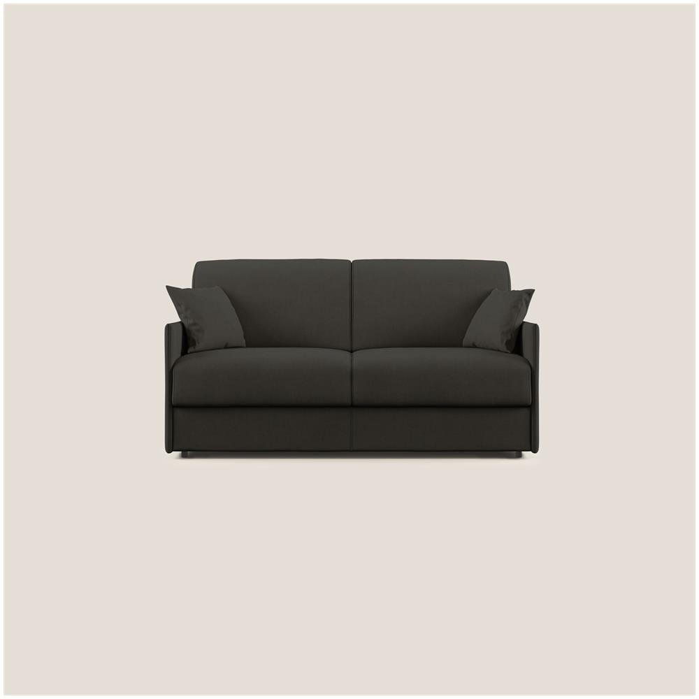 Evans Divano Letto In Morbido Tessuto Impermeabile T02 Nero 169 Cm (mat. 140x197) - Foto 1