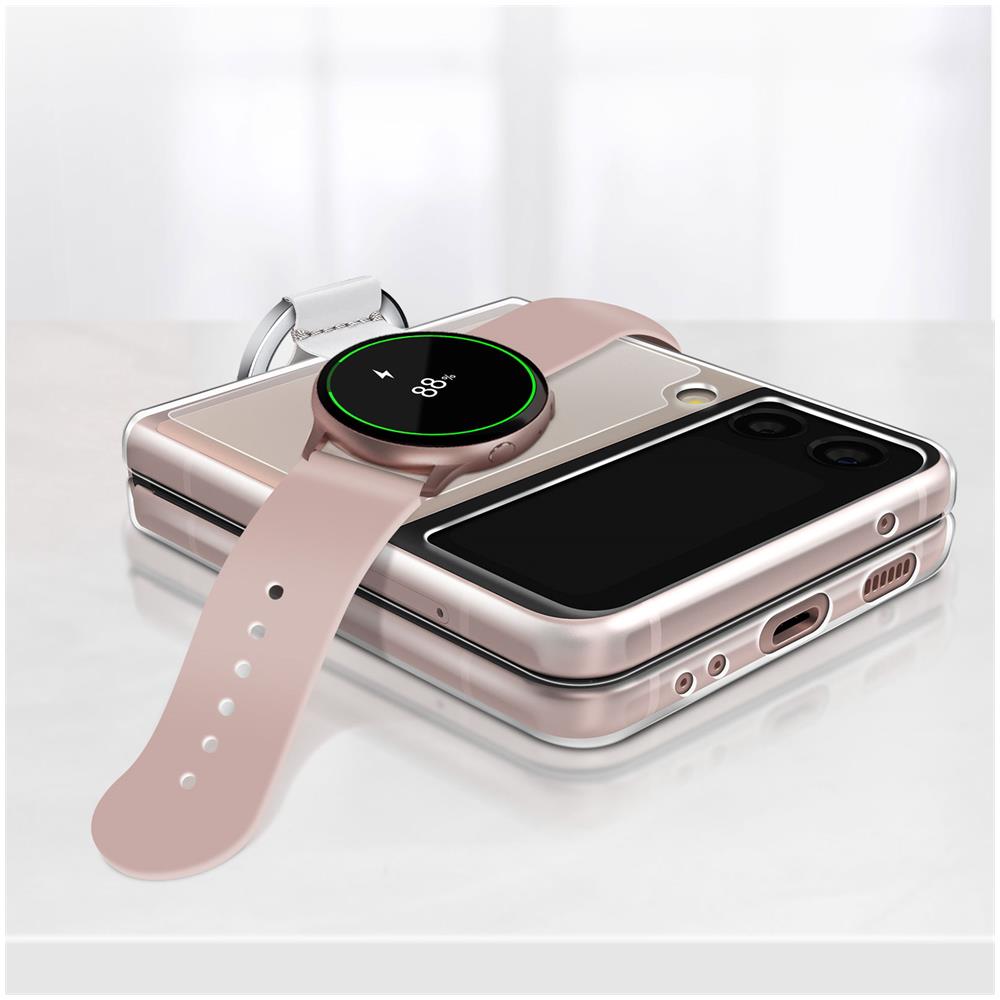 Clear Cover Ef-of721ctegww Con Anello Per Galaxy Z Flip4 Sm-f721b Trasparente - Foto 6